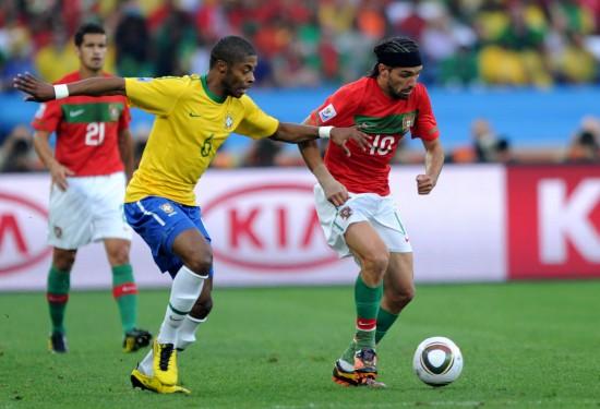 葡萄牙vs巴西世界杯历史